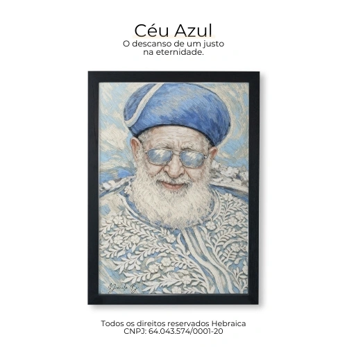 quadro judaico céu azul quadro judaico céu azul