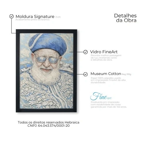 quadro judaico céu azul quadro judaico céu azul