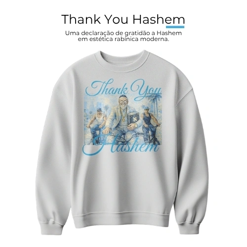 Thank You Hashem | Jewish sueter judaico thank you hashem