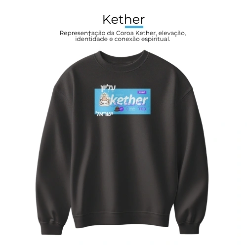 Sueter ISR Kether | Jewish Camiseta Judaica Kether