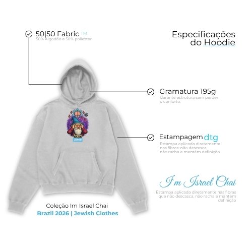 Moletom Recebimento - Jewish moletom cabala judaica