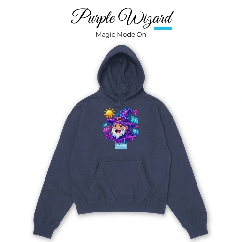 Moletom Purple Wizard - Jewish purple wizard